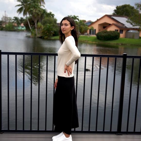 DEVORAH'S SECRET Beige Modest Top/Shell Solid - Picture 2 of 3